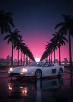 Póster de lujo Miami